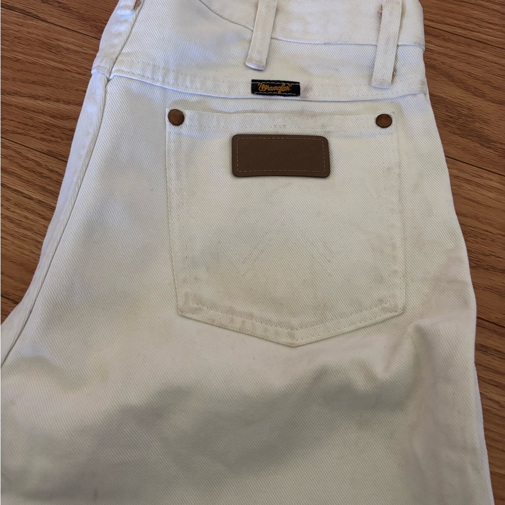 Wrangler White Jeans